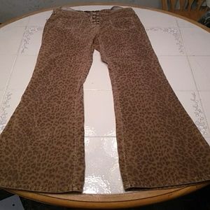Vintage leopard skin bell bottoms   250